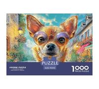 Chihuahua Puzzle in Stile Museo - 1000 Pezzi Di Fascino Con Splendide Illustrazioni Artistiche Da Collezione - Il Regalo Perfetto Per Un Pubblico 14+ 70x50cm/1000pcs
