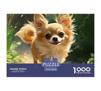 Chihuahua Puzzle Intrattenimento Creativo 1000 Elementi Giochi canes Puzzle Relax Decorazione Perfetta Sfide Divertenti Per Adulti 70x50cm/1000pcs