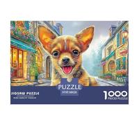 Chihuahua Puzzle Ispirato Ai Capolavori Dei Musei - 1000 Pezzi Con Immagini D'Arte Di Profondo Impatto Visivo - Per Divertirsi E Regalare, Consigliato 14+ 38x26cm/1000pcs