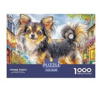 Chihuahua Puzzle Ispirato Ai Capolavori Dei Musei - 1000 Pezzi Con Immagini D'Arte Di Profondo Impatto Visivo - Per Divertirsi E Regalare, Consigliato 14+ 52x38cm/1000pcs