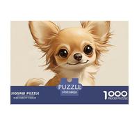 Chihuahua Puzzles Intrattenimento Creativo 1000 Elementi Giochi canes Puzzle Relax Decora La Casa Giochi-rompicapo Per Adulti E Bambini 38x26cm/1000pcs