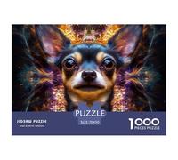 Chihuahua Puzzles Intrattenimento Creativo 1000 Pezzi canes Puzzle Di Autotone Decora La Casa Giochi-rompicapo Per Adulti E Bambini Da 12 Anni 70x50cm/1000pcs