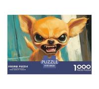 Chihuahua Puzzles Intrattenimento Creativo 1000 Pezzi Classici canes Puzzle Decorazione Perfetta Giochi-rompicapo Per Adulti E Bambini 38x26cm/1000pcs
