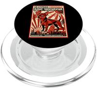 Chihuahua Retro Stile Sovietico Piccolo Cane Grande Vigilanza PopSockets PopGrip per MagSafe