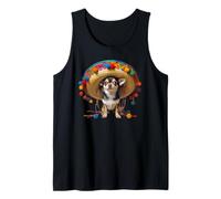 Chihuahua sombrero Happy Cinco De Mayo cucciolo di animale domestico festa amor Canotta