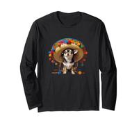 Chihuahua sombrero Happy Cinco De Mayo cucciolo di animale domestico festa amor Maglia a Manica