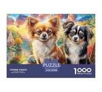 Chihuahua Warm Mother-Child InteractionUltimate Challenge Jigsaw Puzzles for Adults Conquer The 1000-Piece (Advanced) Impossible, Hard, And Difficult Challenging Puzzle Educational Games - This Is