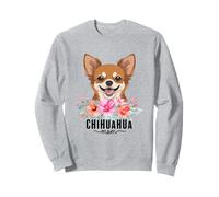Chihuahua with Flowers Dog Mom Cute Pet Owner Lover Felpa