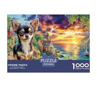 Chihuahuas by LakeProdigious 1000-Piece Jigsaw Puzzles for Adults Consisting of 1000 Seemingly Insurmountable Challenging Puzzle Educational Pieces - Forged As A Legacy Gift Jigsaw Puzzles for Adults
