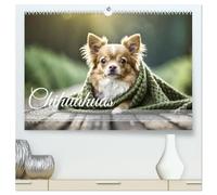 Chihuahuas - Kleine Hunde - große Temperamentbündel (hochwertiger Premium Wandkalender 2026 DIN A2 quer), Kunstdruck in Hochglanz: Vorwitzige Chihuahuas begleiten durchs ganze Jahr