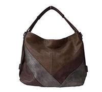 Chikencall® Borsa da donna classica colorblock hobo Borsa Totes multicolor Borsetta e borsette Borse a spalla Borse a mano in pelle patchwork Borsa a tracolla da donna