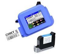 CHIKYTECH Mini stampante a getto d'inchiostro portatile, macchina di codifica portatile tascabile con display touch LED da 2,4 pollici, stampante a getto d'inchiostro per la stampa