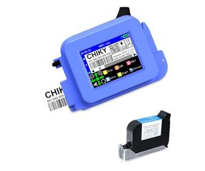 CHIKYTECH Mini stampante a getto d'inchiostro portatile, macchina di codifica portatile tascabile con display touch LED da 2,4 pollici, stampante a getto d'inchiostro per la stampa