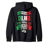 Chilango CDMX Funny Sarcastic Mexicans Street Spanish Slang Felpa con Cappuccio