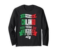 Chilango CDMX Funny Sarcastic Mexicans Street Spanish Slang Maglia a Manica