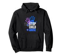 Child Abuse Shirt - Child Abuse Prevention Awareness Month Felpa con Cappuccio