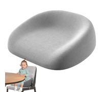 Child Booster Seat, Cotton Portable Increasing Cushion with Adjustable Straps, Non-Slip Bottom, Detachable Soft Pad, Travel-Friendly Chair Booster, Comfortable Dining Seat