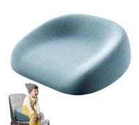 Child Booster Seat, Portable Height Increasing Cushion with Adjustable Straps, Non Slip Bottom, Detachable Cotton Seat Pad for Boys & Girls, Travel & Daily Use, 35x38x6cm