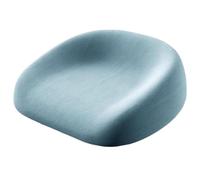 Child Booster Seat, Portable Increasing Cushion, Cinghie regolabili con fondo non scivoloso, booster in cotone, 13,78 x 14,96 x 2,36 cm, ideale per ragazzi, ragazze, uso quotidiano, grigio/blu