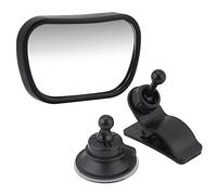 Child Car Mirror for Rear Facing Seat | 360° Rotating Adjustable View for Back Seat Security | Shatterproof Acrylic Inside Mirror for Cars/SUVs/Minivans