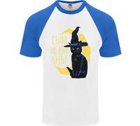 Child Della Notte Halloween Gatto Nero Strega Uomo T-Shirt S/S