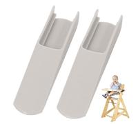 Child Highchair Leg Insert, Chair Security Extension Insert, 5.51x1.97 inches Set of 2 Anti Skid Children Covers, Chair Feet Augmentation for Stool Accessories and Safety