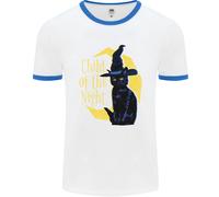 Child Of The Night Halloween Gatto Nero Strega Uomo Ringer