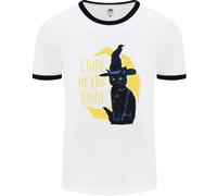 Child Of The Night Halloween Gatto Nero Strega Uomo Ringer
