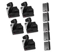 Child Proof Drawer Locks - 2,76 x 1,97 Inches Safety Latch Set, 5 pezzi Universal Cabinet Lock System, Proof Cupboard Security Locks, Strong Hidden Drawer Protectors, Safety Accessories for Pantry