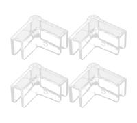 Child Proof Edge Protectors - Clear U-Form Cushion Pads for Corners | Set of 4 Soft impect Absorbers for Home Furniture, Aquarium Rims, Office Desks, Dining Tables, Reduces Injury Risk for Babies