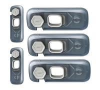Child Proof Frigorifero Lock, Kid Safety Drawer Adhesive, 5 x Fridge Cabinet Security Cosmetic with Comfort, Gentle Daily Care Aid, Modern Utility Design Style, Cosmetic for Parents Kids Home Kitchen