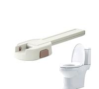 Child Proof Locks, Adjustable Toilet Seat Attachment, Bathroom Safety Products, Easy-to-Install Home Accessories, Secure Locking System, Ideal for Baby Proofing and Pet Protection