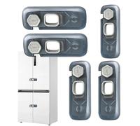 Child Proof Refrigerator Lock, Kid Safety Drawer Locks, Adhesive Fridge Locks, Babyproof Cabinet Locks, Fridge Lock for Child Safety, Multi-Purpose Safety Locks, Drawer Safety Locks for Kids