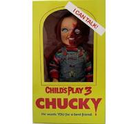 Child´s Play 3 Designer Series Talking Pizza Face Chucky 38 cm Mezco Toyz