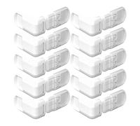 Child Safety Lock, 10-Pack Cabinet Door Lock, Removable Secure, Sturdy Kids Proofing, 2,76 x 2,76 x 1,57 Inches for Furniture, Kitchen, Ovens, Drawers, Cabinet, Fridge, Bathroom