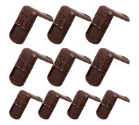 Child Safety Lock, Set of 10 Child-Proof Cabinet Door Lock, Removable Secure Sturdy Kids Proofing, Ideal for Furniture, Kitchen, Ovens, Drawers, Cabinet, Fridge, Closet, Bathroom