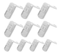 Child Safety Lock, Set of 10 Child-Proof Cabinet Door Lock, Removable Secure Sturdy Kids Proofing, Ideal for Furniture, Kitchen, Ovens, Drawers, Cabinet, Fridge, Closet, Bathroom