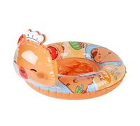 Child Watercraft - Inflatable Swim Raft, Cute Capybara Themed Float with Grip Handles and Lightweight Design Ideal Backyard Pools Beach Fun Tub Playtime Summer Vacation Kids Entertainment
