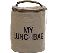 Childhome CWMLBKA Borsa Termica per il Pranzo per Bambini e Neonati, Portaoggetti, Pasto, Fasce Elastiche, Cachi