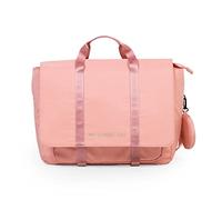 Childhome CWSBPC - Zaino, Borsa da scuola, 2 scomparti, spallacci regolabili, custodia termica interna, copertura antipioggia, My School Bag, Pink Copper