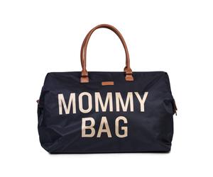 Childhome Mommy Bag Borsa Cambio Nero E Oro