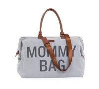 CHILDHOME MAKES MY LITTLE WORLD COMPLETE Borsa per pannolini, Maternità, Borsa da viaggio, Grande Contenenza, Passatoia per pannolini, Tracolla regolabile, Scomparto, Tasca Isoterma, Jersey Grigio