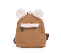 Childhome My First Bag Zaino per Bambini, Adeguado per Scuola, Asilo Nido, con Due Scomparti, Spazio per Pranzo e Bottiglia d'Acqua, Fibbia di Sicurezza Rimovibile, Idrorepellente, Pelle Scamosciata