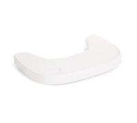 CHILDHOME, Ripiano per Seggiolone Evolu 2, Regolabile in Profondità, Facile da Installare, con Tappetino in Silicone, Antiscivolo, Facile da Pulire, Colore Bianco