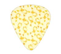 Childhood Cancer Day Confezione da 12 plettri per chitarra, include calibri sottili, medi e pesanti 3 misure per plettri elettrici per chitarra acustica