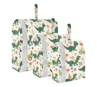 Childish Doodle Verde Dino 3 Set Borse Da Viaggio Pieghevole Armadio Storage Bag Organizzatori Per Viaggio Organizzatore Per Viaggio Organizzatore Per Viaggio