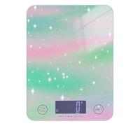 Childish Star Green Peach Gradient Soap Making Portable Scale Food 5 kg/5 g, mini bilancia con 4 unità per (utente) (utente) (utente) pesa para alimentos