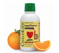 ChildLife Essentials Calcio Liquido con Magnesio, calcio liquido con magnesio, arancia, 473 ml