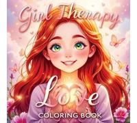 Childlike Mischievous Girl Therapy Love Coloring Book (Tascabile)