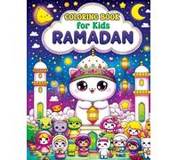 Childlike Mischievous Ramadan Coloring Book for Kids (Tascabile)